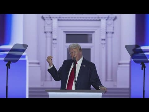 Former President Donald Trump accepts GOP nomination in 90-plus minute speech