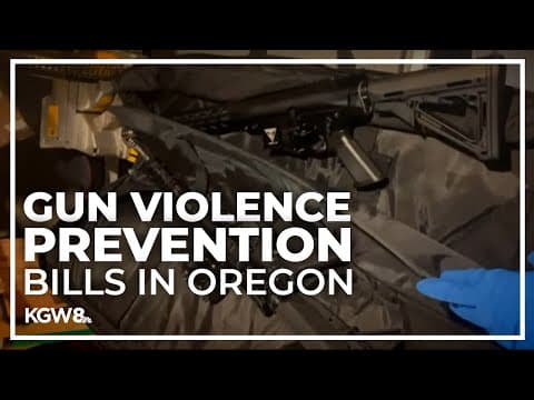 Oregon lawmakers consider gun violence prevention bills to tackle "ghost guns"