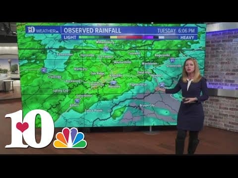 Drought conditions continue in East Tennessee despite Tuesday's rainfall