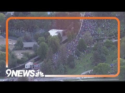 WATCH LIVE: Sky9 flies over Colfax Marathon