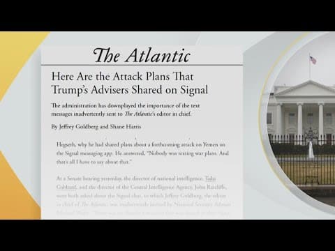 The Atlantic releases the entire Signal chat showing Hegseth's detailed attack plans against Houthis