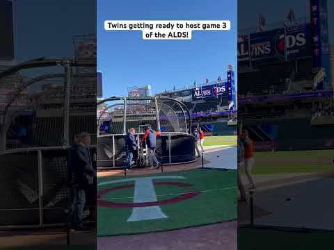 Target Field is getting ready to host Game 3 of the ALDS!