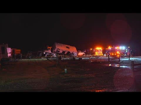 Powerful winds slam into North Texas RV park
