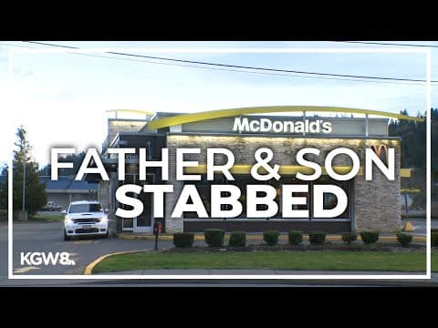 2 arrested after stabbing of man, son in Kelso McDonald's parking lot