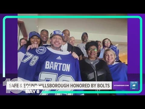 Tampa Bay Lightning honor their community hero with $50K