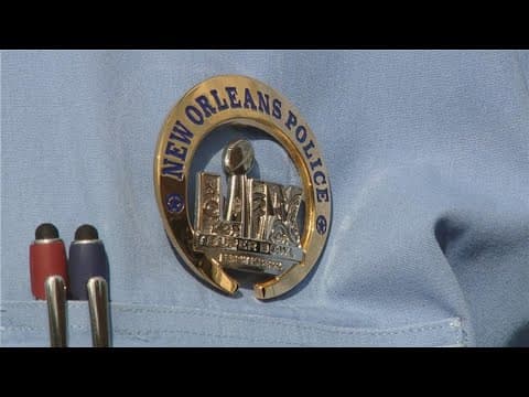 Watch Live: NOPD Super Bowl Security