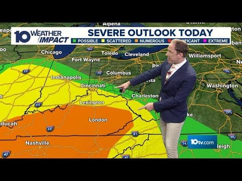 Tracking rain and storms in central Ohio | The 10 WEATHER IMPACT Show