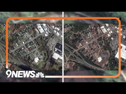 Before-and-after photos show devastation of Helene flooding in North Carolina