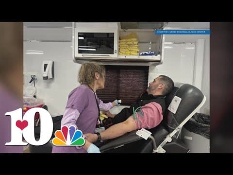 MEDIC honors KPD officer with a blood drive