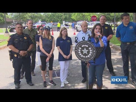 City, state and county leaders give update on Houston-area storm recovery