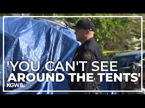 Insurance company sues Portland over tents along high-crash corridors