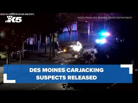 Des Moines carjacking suspects released