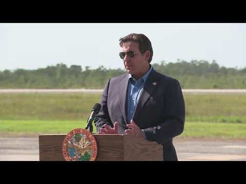 'Good grief': Gov. Ron DeSantis defends conditions at Alligator Alcatraz