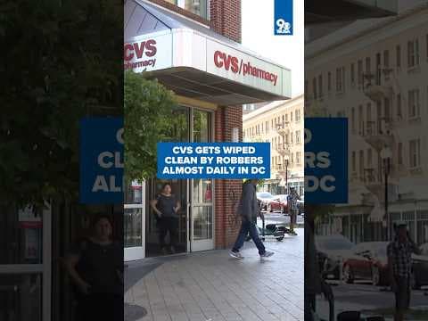 CVS gets wiped clean by robberies