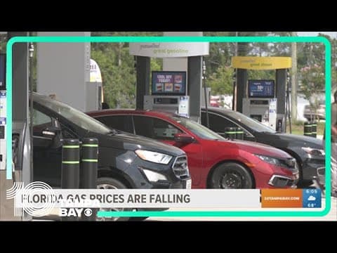 Florida gas prices are slowly falling