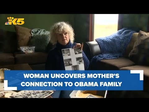 Stanwood woman discovers connection to Pres. Obama in mother's photos