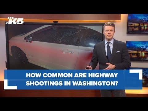 How common are highway shootings in Washington?
