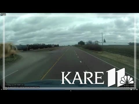 WATCH: Train splits semi in half in Minnesota