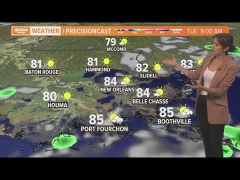 Seasonable weather for mid-September, spotty rain later this week