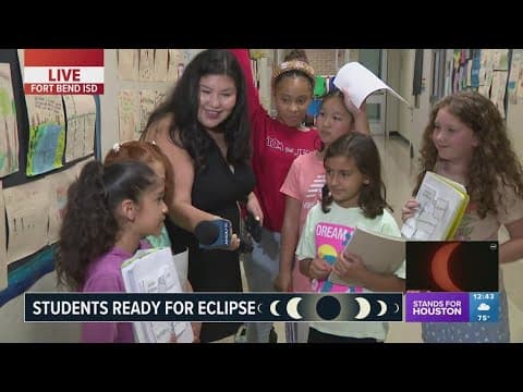 Fort Bend ISD students share what they learned during the solar eclipse