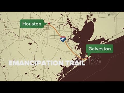 History of the Emancipation Trail in Galveston County, Texas