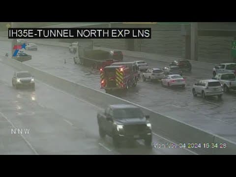 Traffic continuing to worsen as rush house approaches amid storm