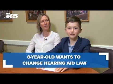 8-year-old wants to change hearing aid law