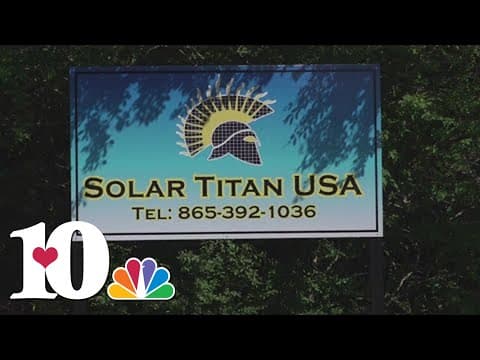 Knoxville-based solar company "downsizing due to major issues" with parts from supplier