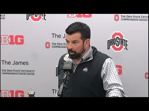 Ryan Day holds press conference ahead of Ohio State-Penn State game