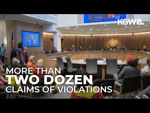Protesters halt Portland city council meeting over ICE facility; mayor cites 25 land use violations