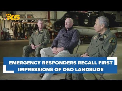 'None of this is making sense': First responders recall first impressions of Oso landslide