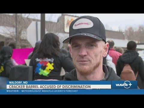 Protest outside Maryland Cracker Barrel where they say special needs students were refused students