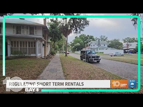 St. Pete City Council discusses short-term rental concerns while waiting for Governor's decision on