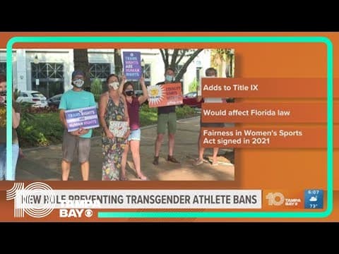 Biden administration proposes new rule preventing colleges from banning transgender athletes