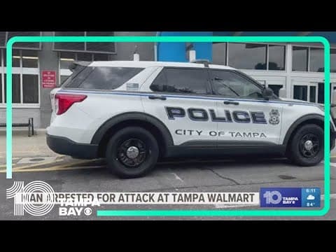 Knife attack at Tampa Walmart closes store, 1 arrested