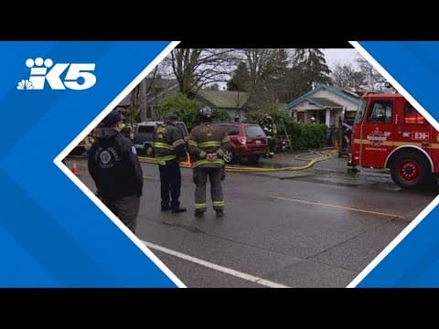 Two people hospitalized after Seattle house fire