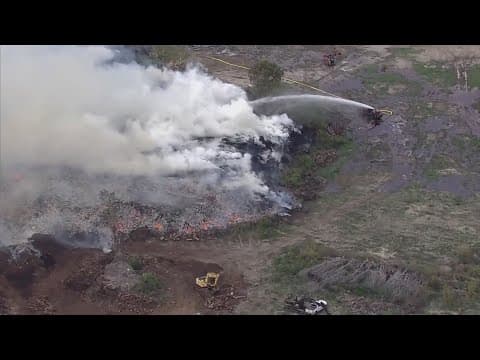 Update: Spring Branch mulch fire could burn until Thursday, HFD says