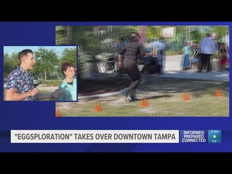 'Eggsploration' takes over downtown Tampa