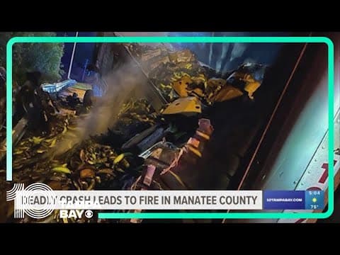 SUV crashes into semi-truck full of bananas on US-41, leaving one person dead