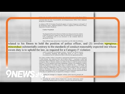 Denver officer fired for asking out domestic violence victim, accessing her driver’s license