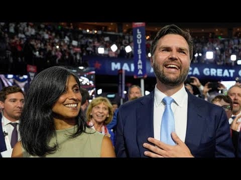 Ohio Senator JD Vance announced as the Vice Presidential candidate to Donald Trump at 2024 RNC