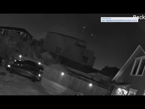 Security video shows moment of impact during helicopter crash in Houston