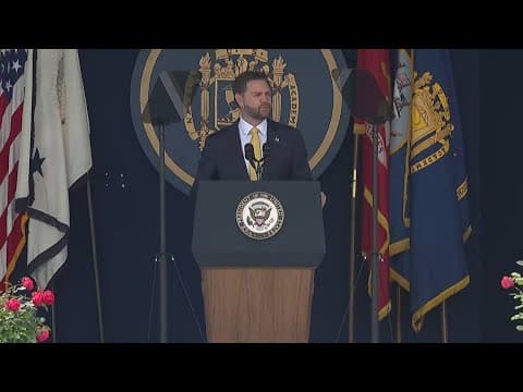 VP JD Vance delivers commencement at Naval Academy in Annapolis