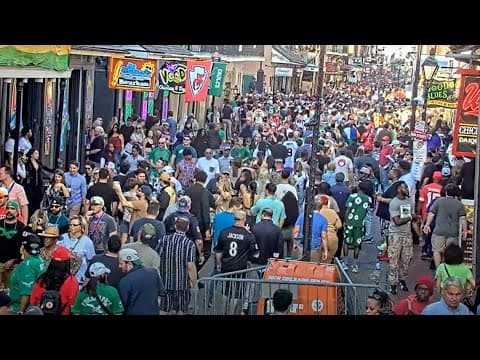 Super Bowl weekend: Watch Bourbon Street Live
