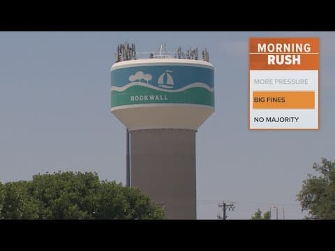 Some water restrictions lifted in North Texas town