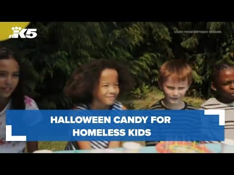 Halloween candy for homeless kids