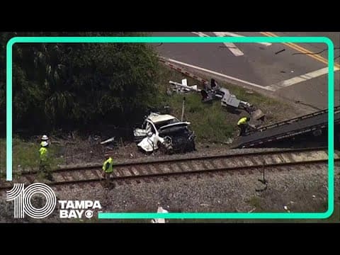 Train and SUV collide in Tampa, officials say