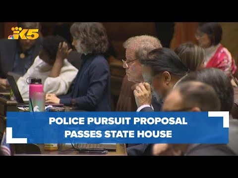 Latest police pursuit bill proposal passes Washington state House