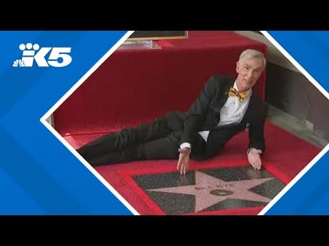 Bill Nye receives star on Hollywood Walk of Fame