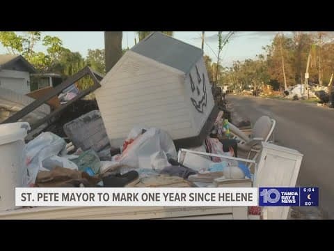 A year after Hurricane Helene, St. Pete Mayor Ken Welch will speak at Tropicana Field
